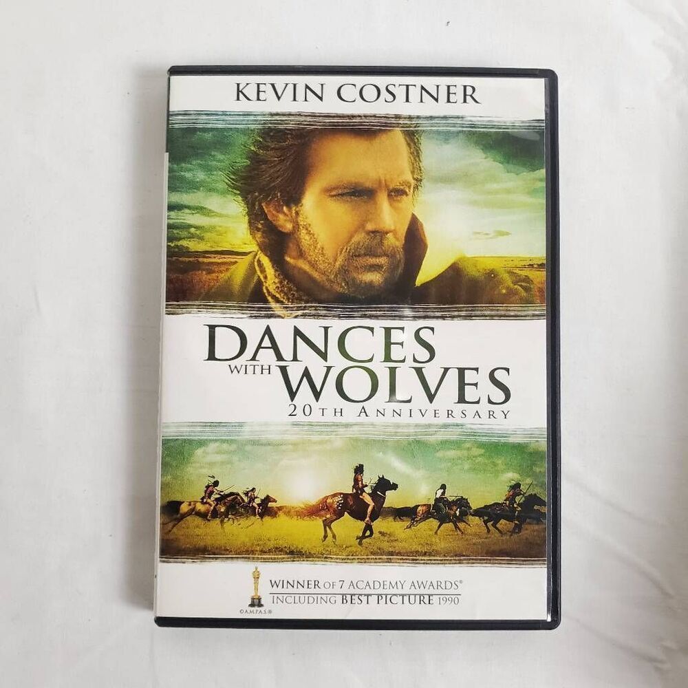 Dances with Wolves DVD 20th Anniversary Kevin Costner Best Picture 1990